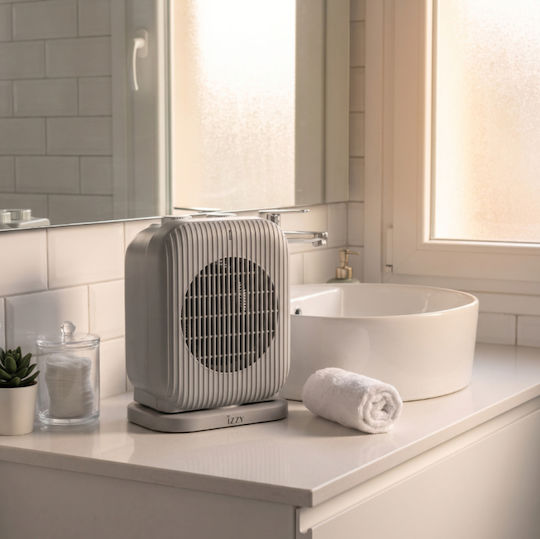 Izzy Αερόθερμο Μπάνιου Δαπέδου Γκρι 2000W