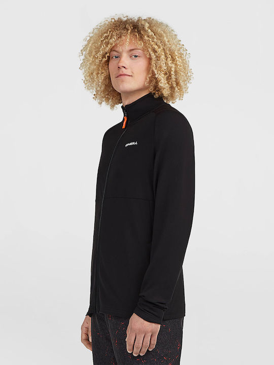 Ανδρική Ζακέτα Fleece Μαυρο