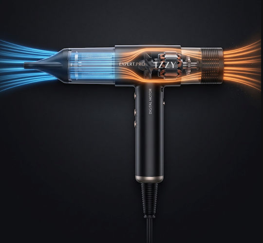 EXPERT.PRO IZ-7213 BLDC Ionic Επαγγελματικό Πιστολάκι Μαλλιών με Φυσούνα 2000W