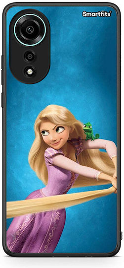 Smartfits Tangled 2 Umschlag Rückseite Blau (Oppo A78 4G) 8704667976019_47606030795091