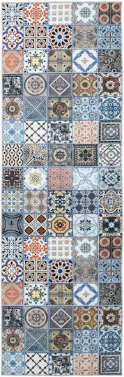 vidaXL Blue Runner Rug 50x300 cm