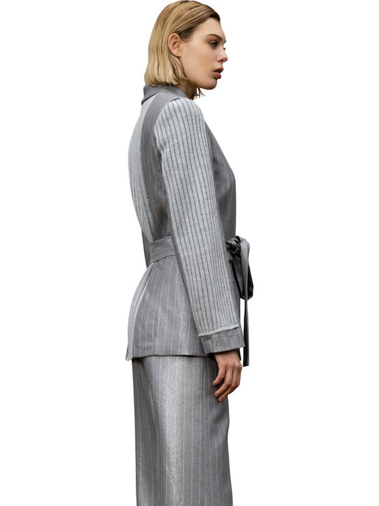 Aggel Damenblazer Silber