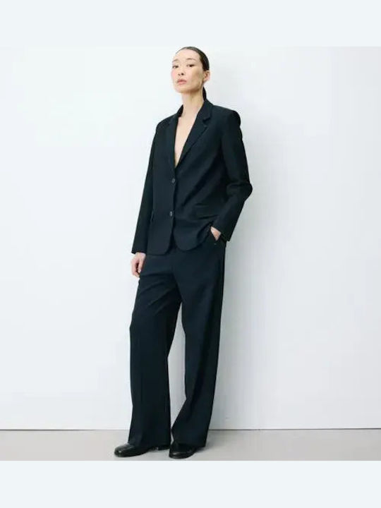 Grace & Mila Langer Damenblazer Dark Blue