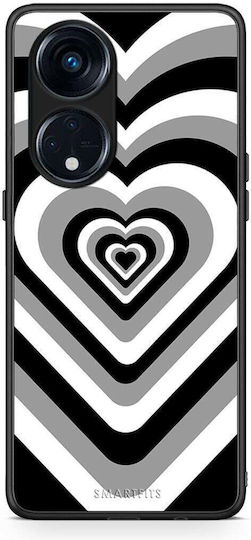 Black Hearts Oppo A98 Θήκη
