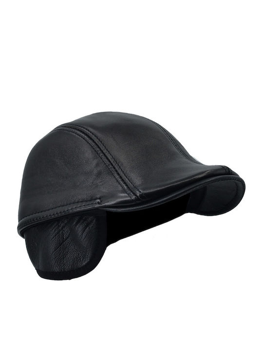 Δερμάτινο Καπέλο Leather 100 Κωδικός 05sa-jokey-1 Μαύρο Δερμάτινο Καπέλο Leather 100 Κωδικός 05sa-jokey-1 Μαύρο