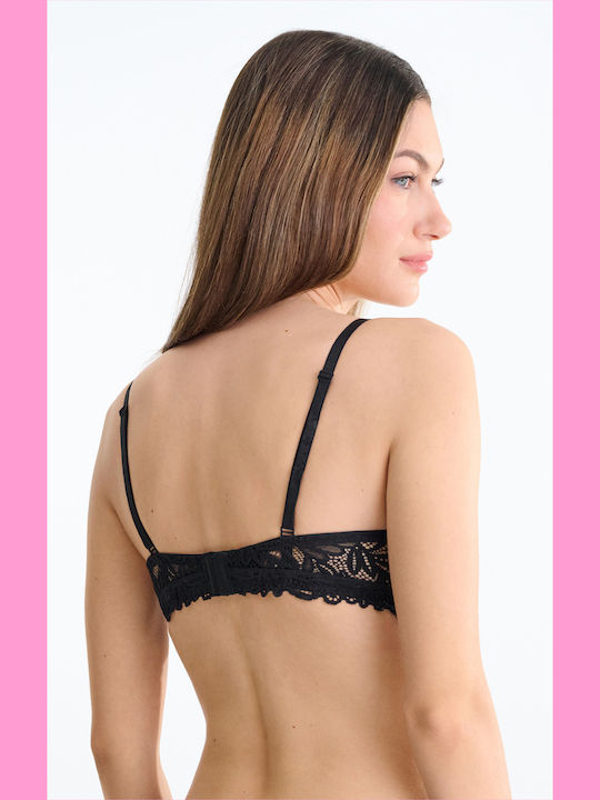 Tiara Black Bra without Padding & without Underwire