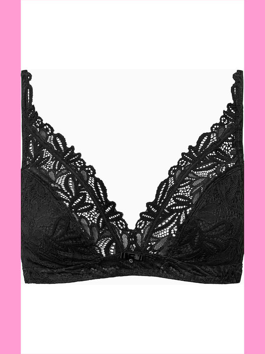 Tiara Black Bra without Padding & without Underwire