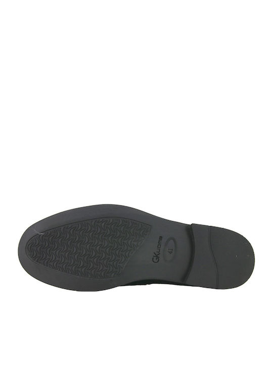 Suede Men's Loafers in Black