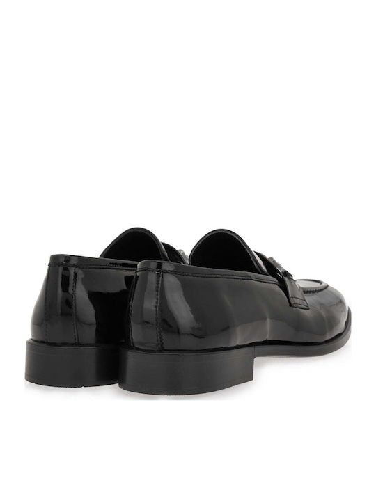 Δερμάτινα Ανδρικά Loafers σε Μαύρο Χρώμα