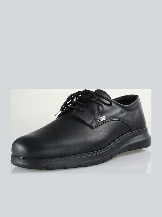 Herren Freizeitschuhe aus Leder Schwarz