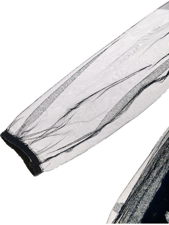 Blaues Tüllkleid für Mädchen