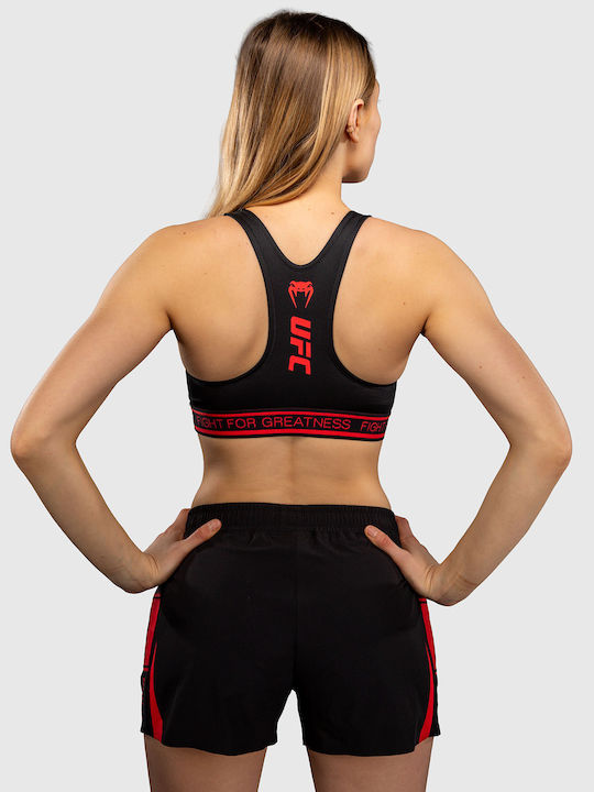 Дамско спортно бюстие Black/red