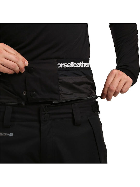 Horsefeathers Duffy OM335A Ανδρικό Παντελόνι Σκι & Snowboard Μαύρο