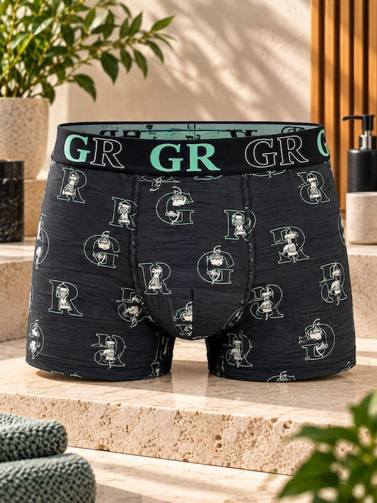 Men's Multicolour Printed Boxers 4-Pack