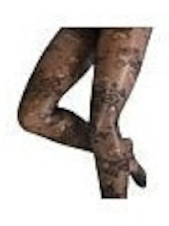 Women's Pantyhose 20 Den with Stitch Black