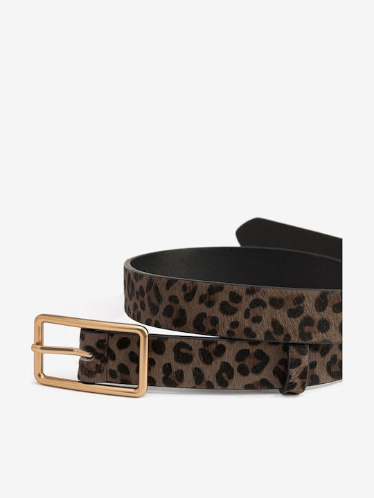 Tiffosi Grey Leather Women's Belt