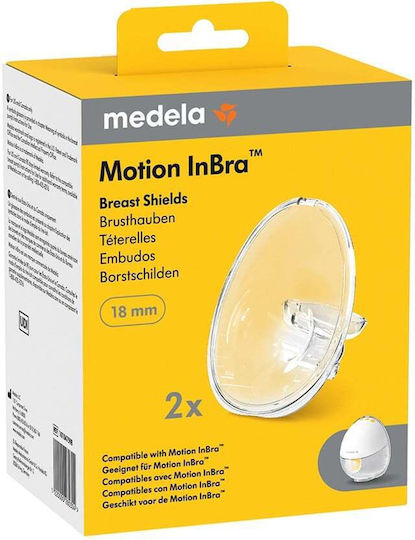 Medela Motion Inbra Breast Shields 18 Mm 2-pack