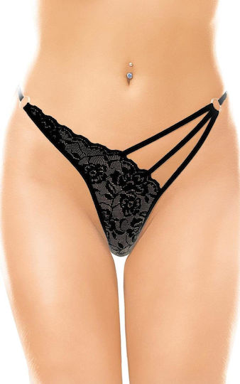 Softline Γυναικείο Sexy String Μαύρο