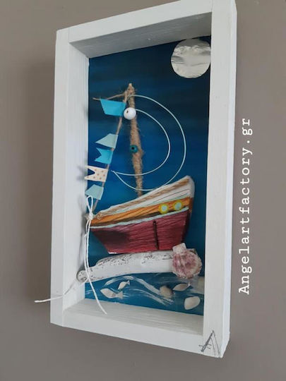 Wooden Painting Boat