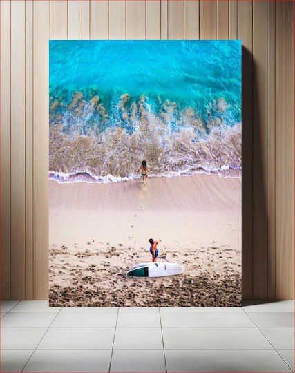 Панел Beach Scene Surfers Плажна Сцена Surfers 100x150