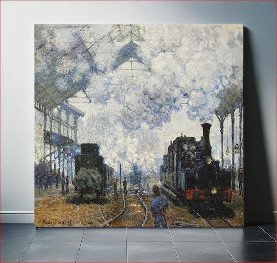 Claude Monet's Arrival Of The Normandy Train (1877)