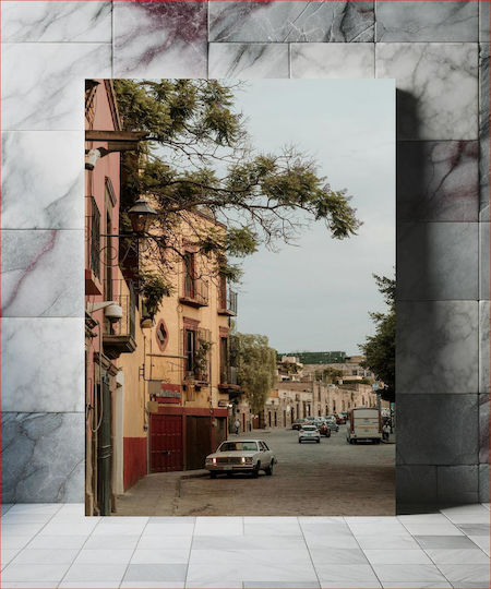 Charming Street With Cars And Colorful Buildings Γοητευτικός Δρόμος Με Αυτοκίνητα Και Πολύχρωμα Κτίρια Charming Street With Cars And Colorful Buildings Γοητευτικός Δρόμος Με Αυτοκίνητα Και Πολύχρωμα Κτίρια