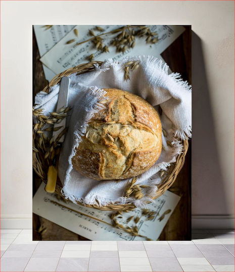 Freshly Baked Bread With Sheet Music Φρεσκοψημένο Ψωμί Με Παρτιτούρες 1 Freshly Baked Bread With Sheet Music Φρεσκοψημένο Ψωμί Με Παρτιτούρες 1
