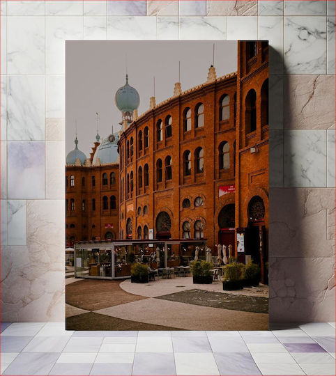 Historic Building With Domes And Outdoor Cafe Ιστορικό Κτήριο Με Θόλους Και Υπαίθριο Καφέ 1 Historic Building With Domes And Outdoor Cafe Ιστορικό Κτήριο Με Θόλους Και Υπαίθριο Καφέ 1