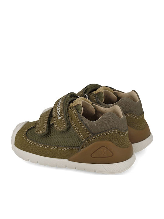 Kinder Sneaker mit Klettverschluss Khaki