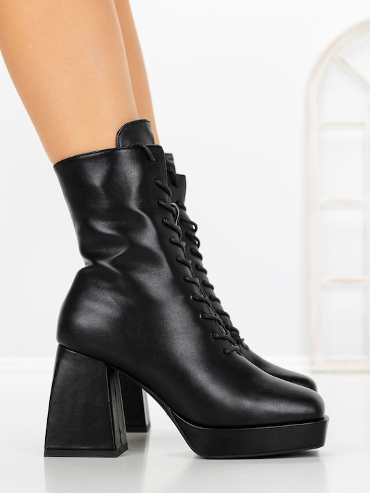 Damen-Stiefeletten Black