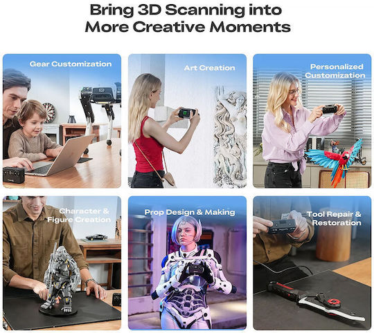 Creality3D Pika 3D Scanner with Dual Light and Screen