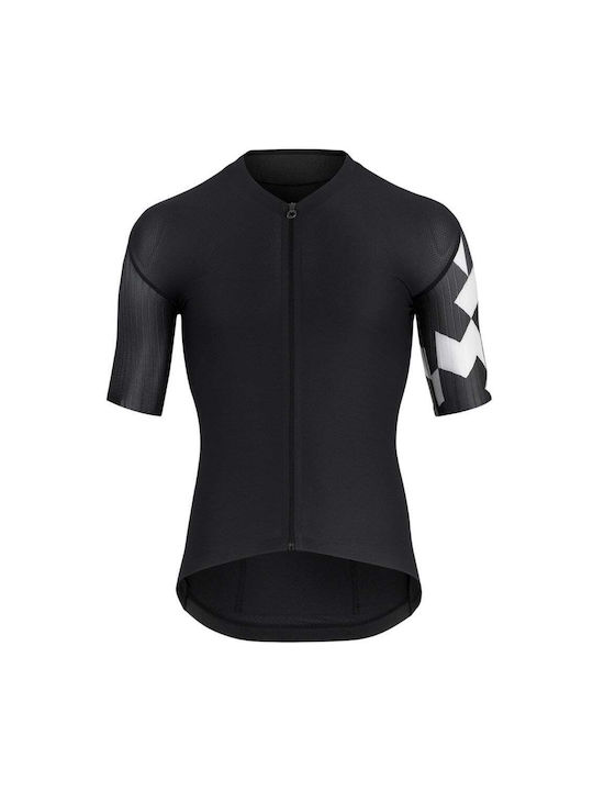 Assos Men's Short-Sleeve Road Bike Jersey Black