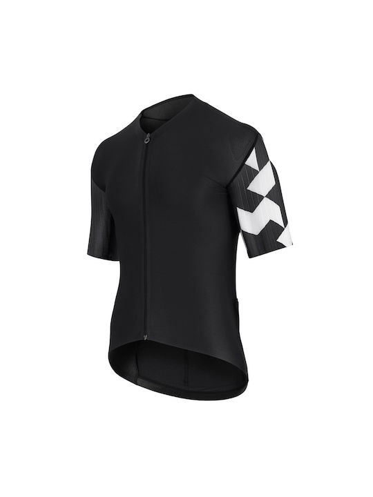 Assos Tricou De Ciclism Pentru Bărbați Mâneci Scurte Road Bike Negru