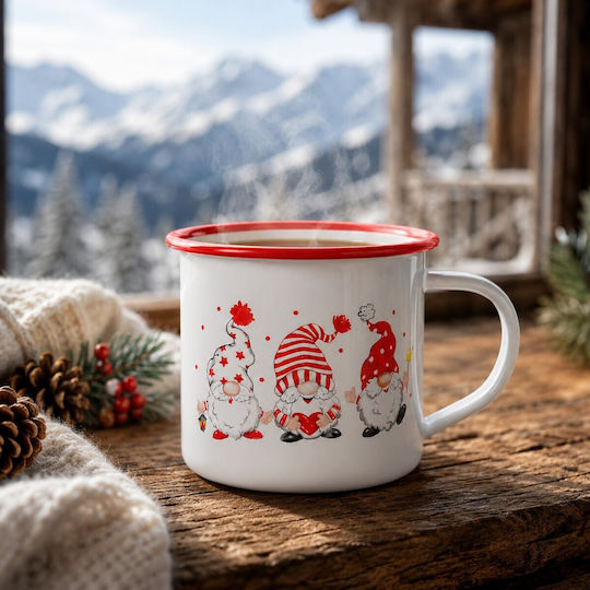 Rosberg Christmas Cup White 9x9cm 500ml