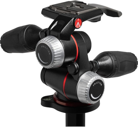 Manfrotto Τρίποδο One από Αλουμίνιο με 3-way Κεφαλή έως 177.8cm και Αντοχή 4.11kg