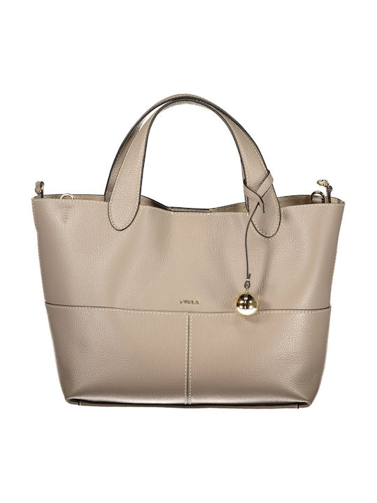 Furla Естествена Кожена Дамска Тоут Чанта