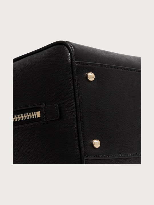 Olivia Damenhandtasche aus Leder zum Tragen in der Hand oder über der Schulter Nero