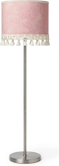 Oxygen Pink Baby Floor Lamp with E27 Bulb Holder Pink