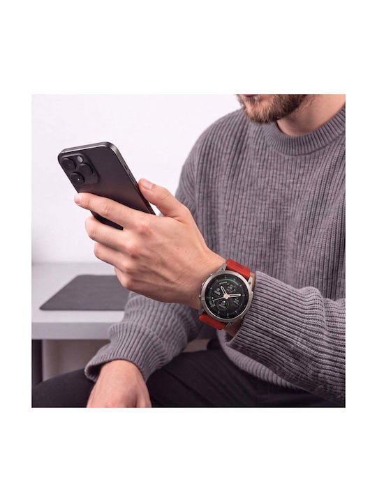 Tech-Protect Silicon Garmin Fenix 5 6 6 Pro 7 8 8 Pro E 9 9 Pro 47 Mm Roșu Crimson 5906302399932