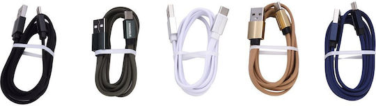 Tekmee Cablu USB-C tată - USB-A 18W Negru 1 m