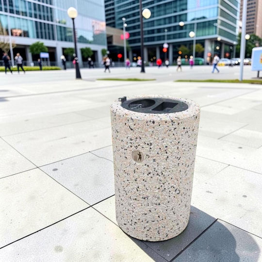 Metal Waste Bin Inox
