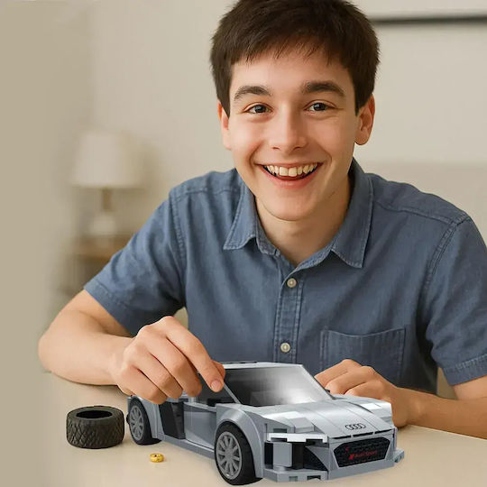 CaDA Audi R8 Coupe Building Blocks for Ages 8+ 199 Pieces