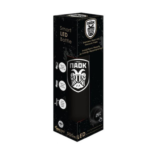 Edelstahl-/Aluminium-Thermosflasche BPA-frei 500 ml Braun