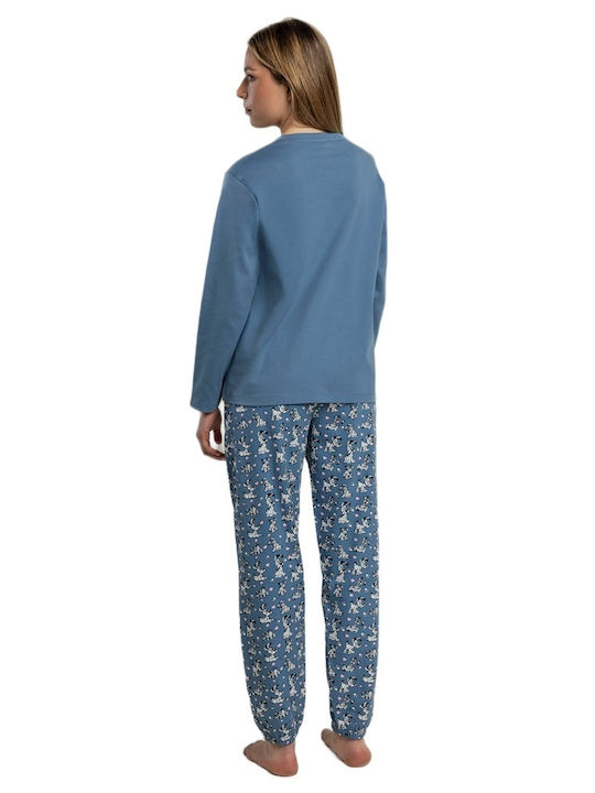 Admas Winter-Damenpyjama-Set Raf