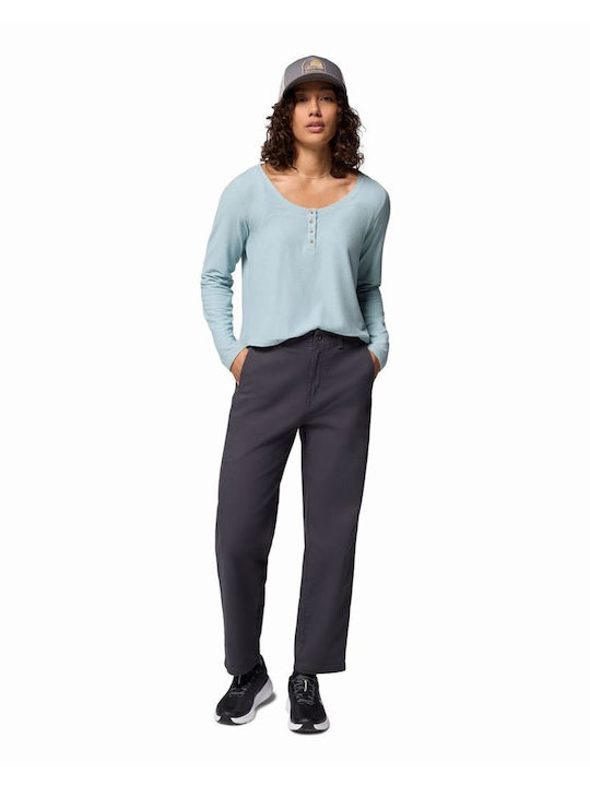Roc Damen-Stoffhose in lockerer Passform Grau