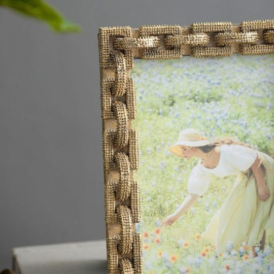 Interni Oggi Plastic Picture Frame with Gold Frame