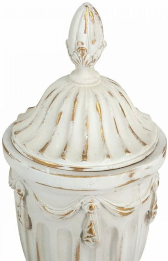 Interni Oggi White Vase 21x21xH43cm Interni Oggi White Vase 21x21xH43cm