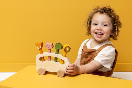Animal-Fahrzeug aus Holz für Kinder ab 18 Monaten