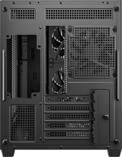CG330 MESH 3F Gaming Micro Tower Computer Case with Side Window and ARGB Lighting Black