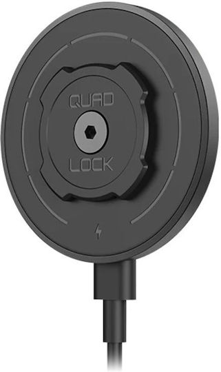 Quad Lock Βάση Κινητού με Ασύρματη Φόρτιση 5W MagSafe Μαύρη Quad Lock Βάση Κινητού με Ασύρματη Φόρτιση 5W MagSafe Μαύρη